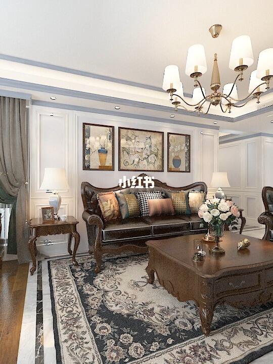美式风格客厅_客厅_美式风格_穿搭_白色系_家具_家居家装_装修