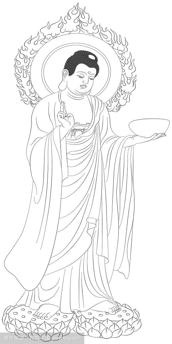 佛教素描释迦牟尼