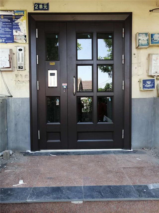 供应楼道单元门 楼宇对讲门 小区楼宇门 厂家生产安装