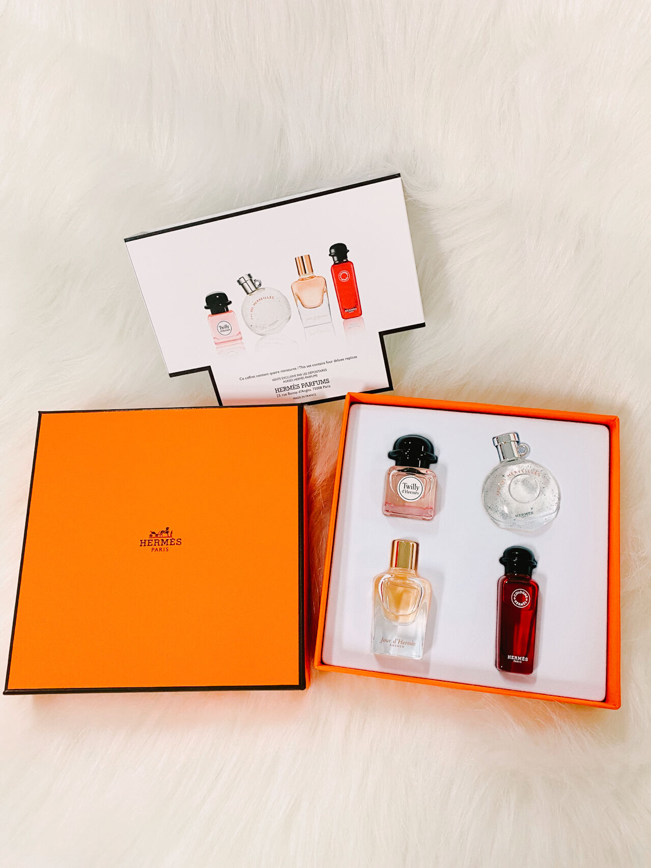 爱马仕twilly系列q版香水四件套礼盒