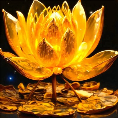 金色莲花好运微信头像,好运莲莲系列头像(2)_微信头像_头像控