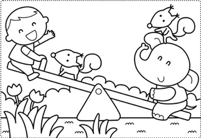 幼儿园的娱乐设施简笔画幼儿园简笔画图片大全2游戏机简笔画卡通素材