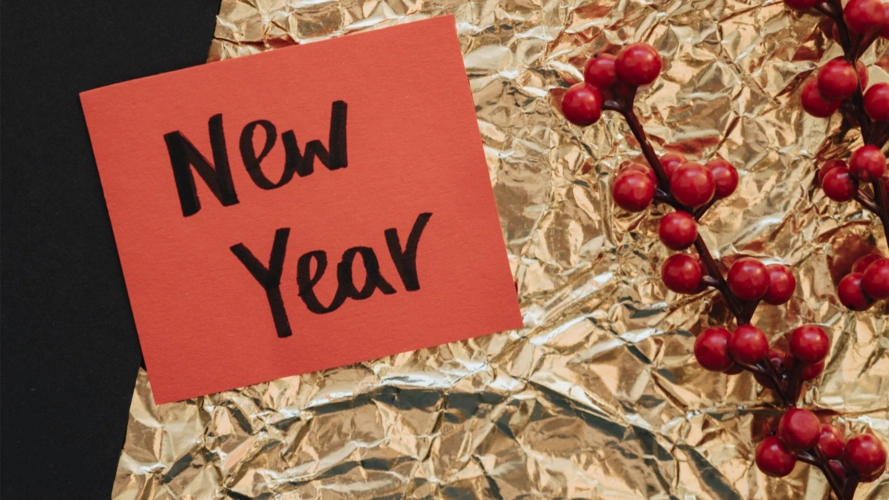 2021新年创意手写卡片,艺术壁纸-回车桌面