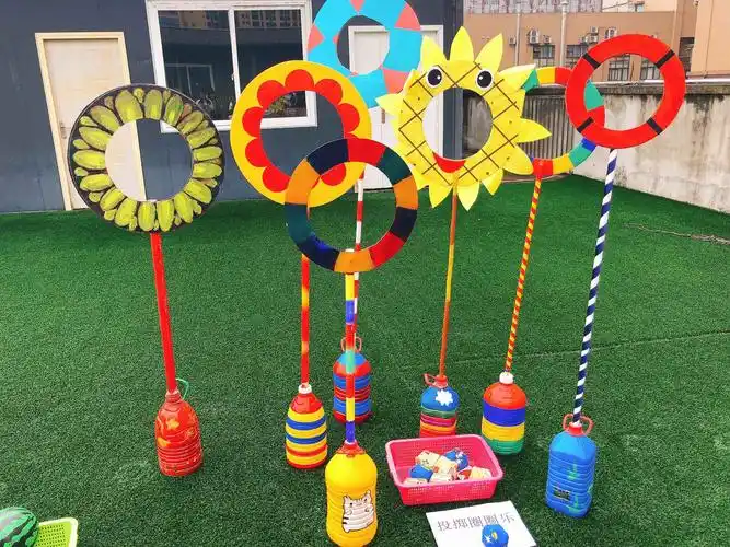 心灵手巧,变废为宝 ——托菲诺幼儿园自制户外体育器械活动