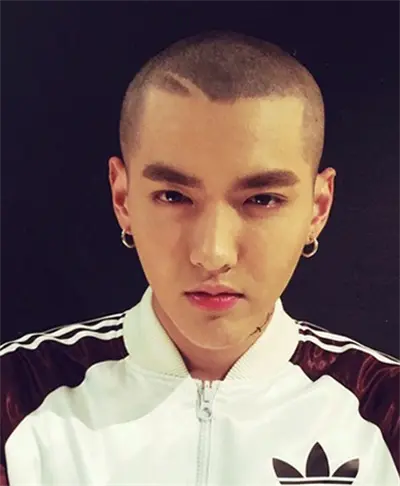 圆寸头看各路明星的帅气圆寸