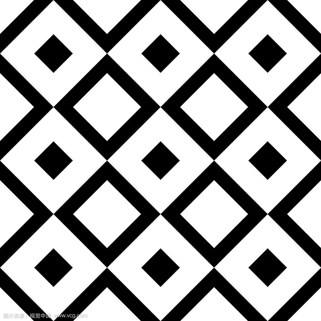 正方形图案无缝重复单色