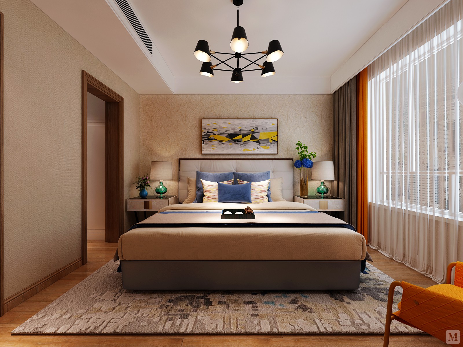 24.0万132㎡简约三房装修现实中的你