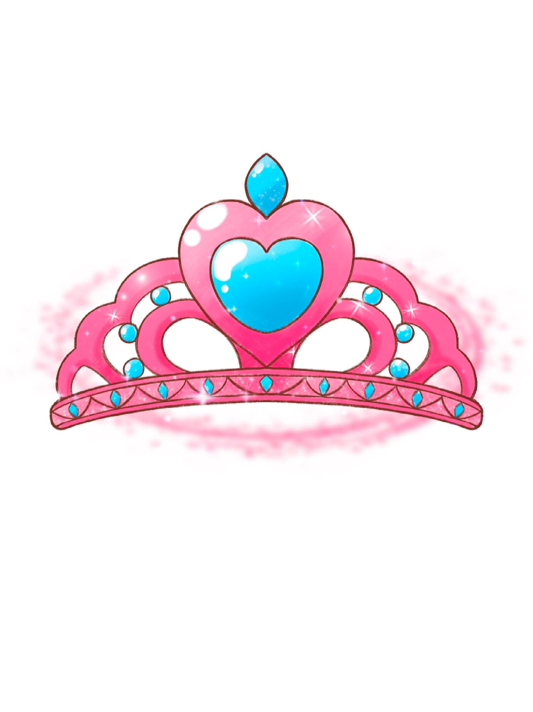 十二星座专属皇冠 简笔画卡通画