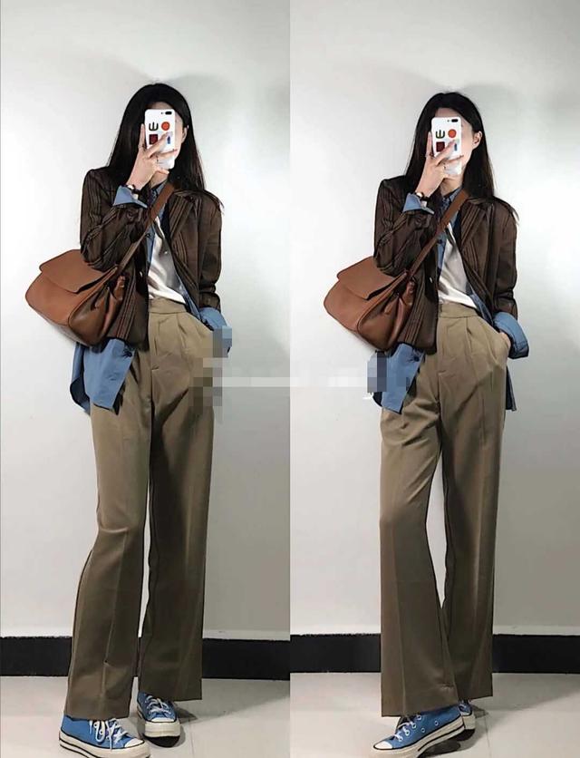 接下来就一起看看时尚达人的卡其色裤子搭配吧.
