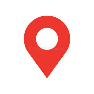 地图钉平的设计方式现代的偶像.简单的红色的建议最小值照片