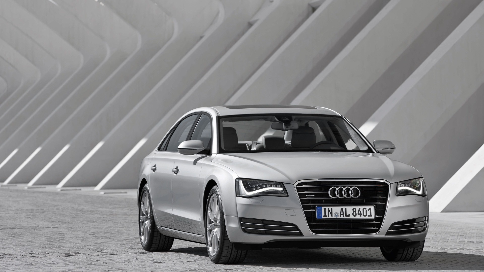 德国车奥迪a8l高清壁纸15