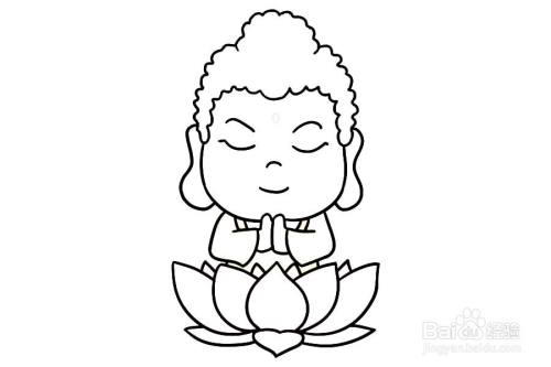 如来佛祖的画法