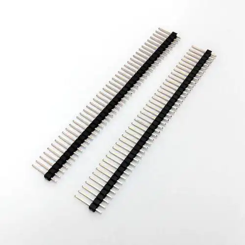 【mt】单排排针间距2.54mm1*40p普通单排插针1包200个=18元