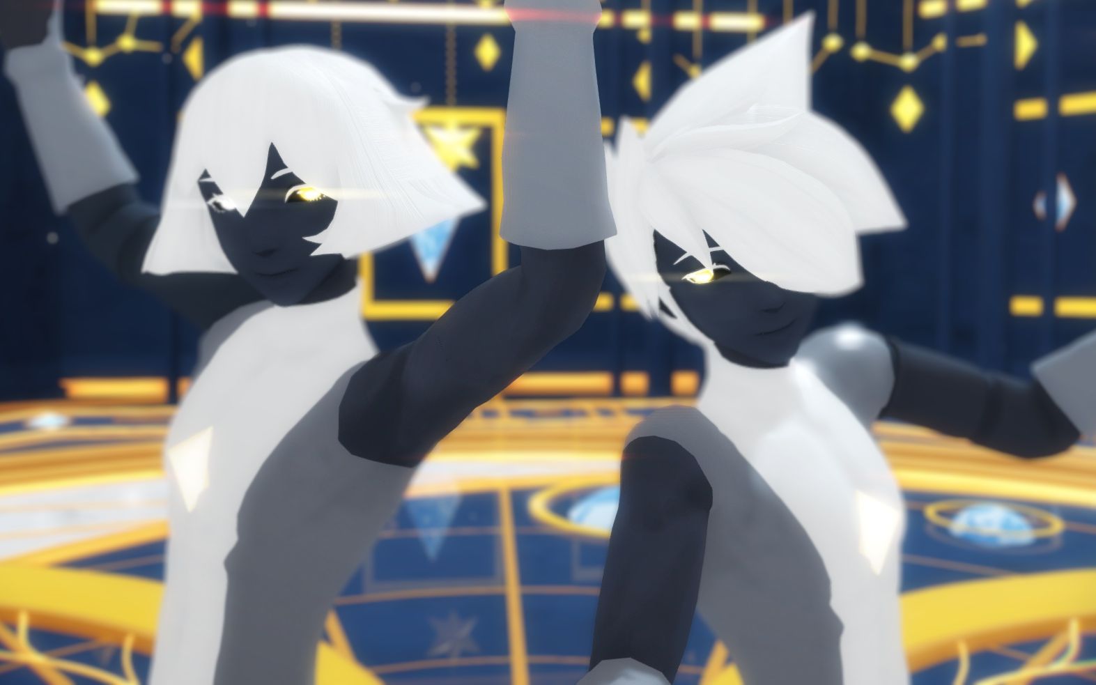 霞谷双子-快乐就完事了【光遇mmd】