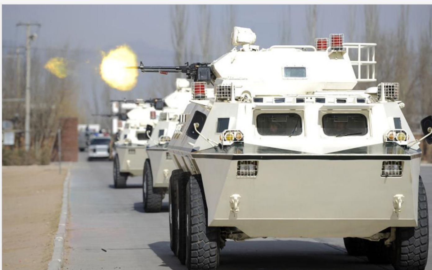 武警最豪华装备!搭载有重机枪还是水陆两栖的