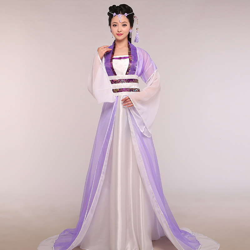 服装古代仙女长裙成人汉服演出演出服汉朝贵妃民族服装