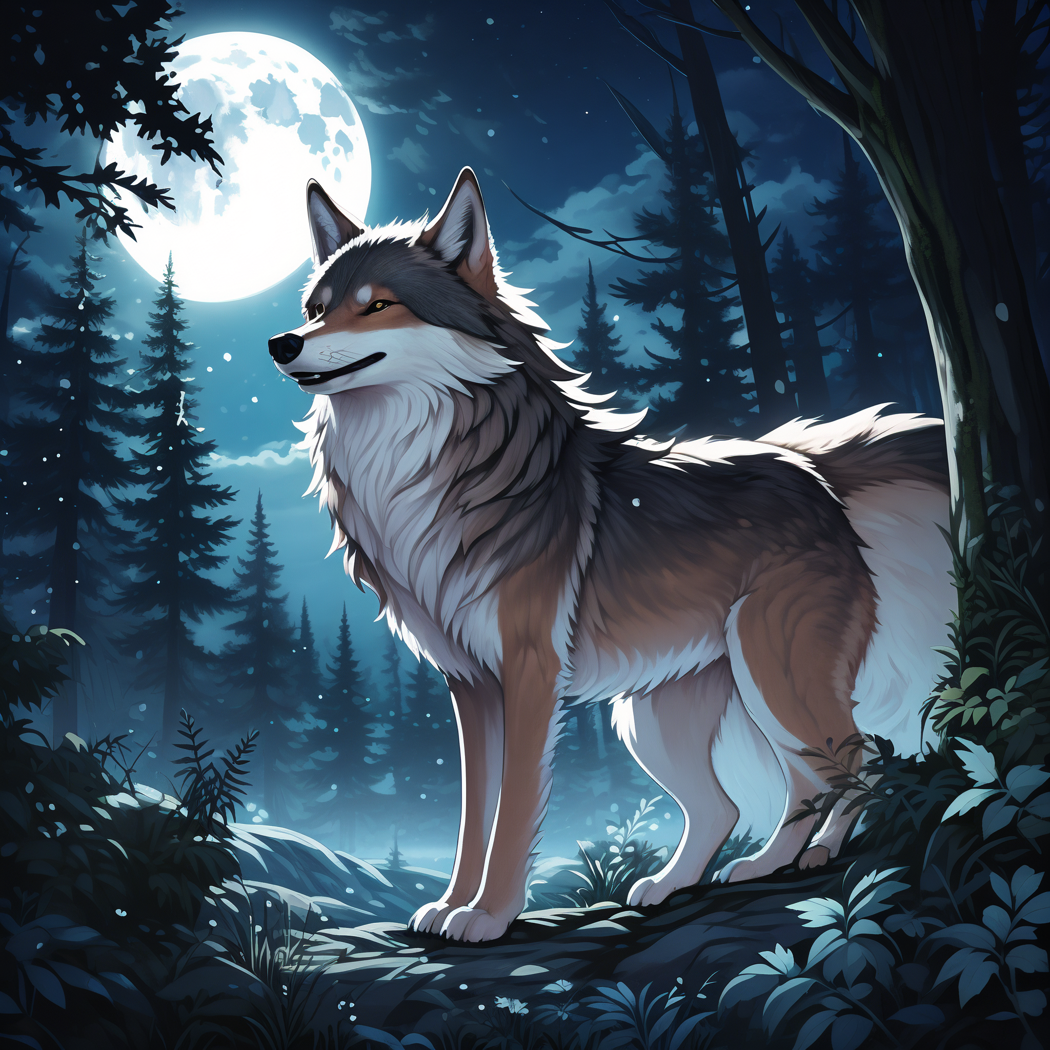 92孤独之狼,头像精选97 孤独的狼,行走在寂静的夜色中,它的眼神