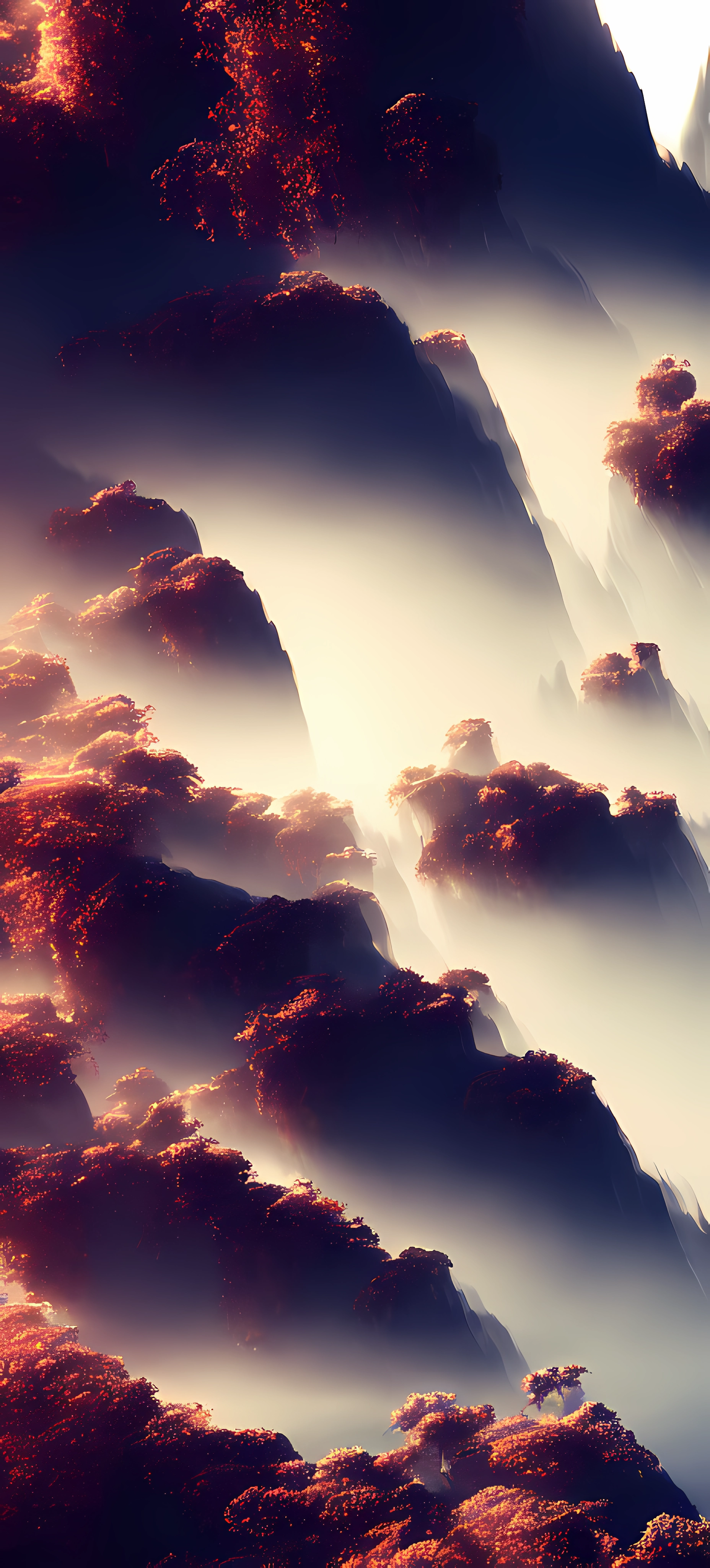 山水壁纸,江山如画,祖国长春,盛世当歌