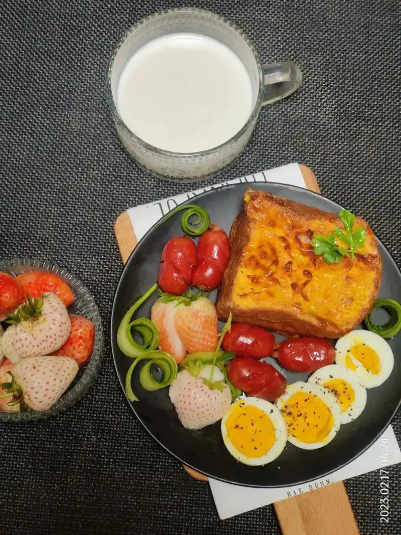 家有初中生的早餐——彩色拼盘