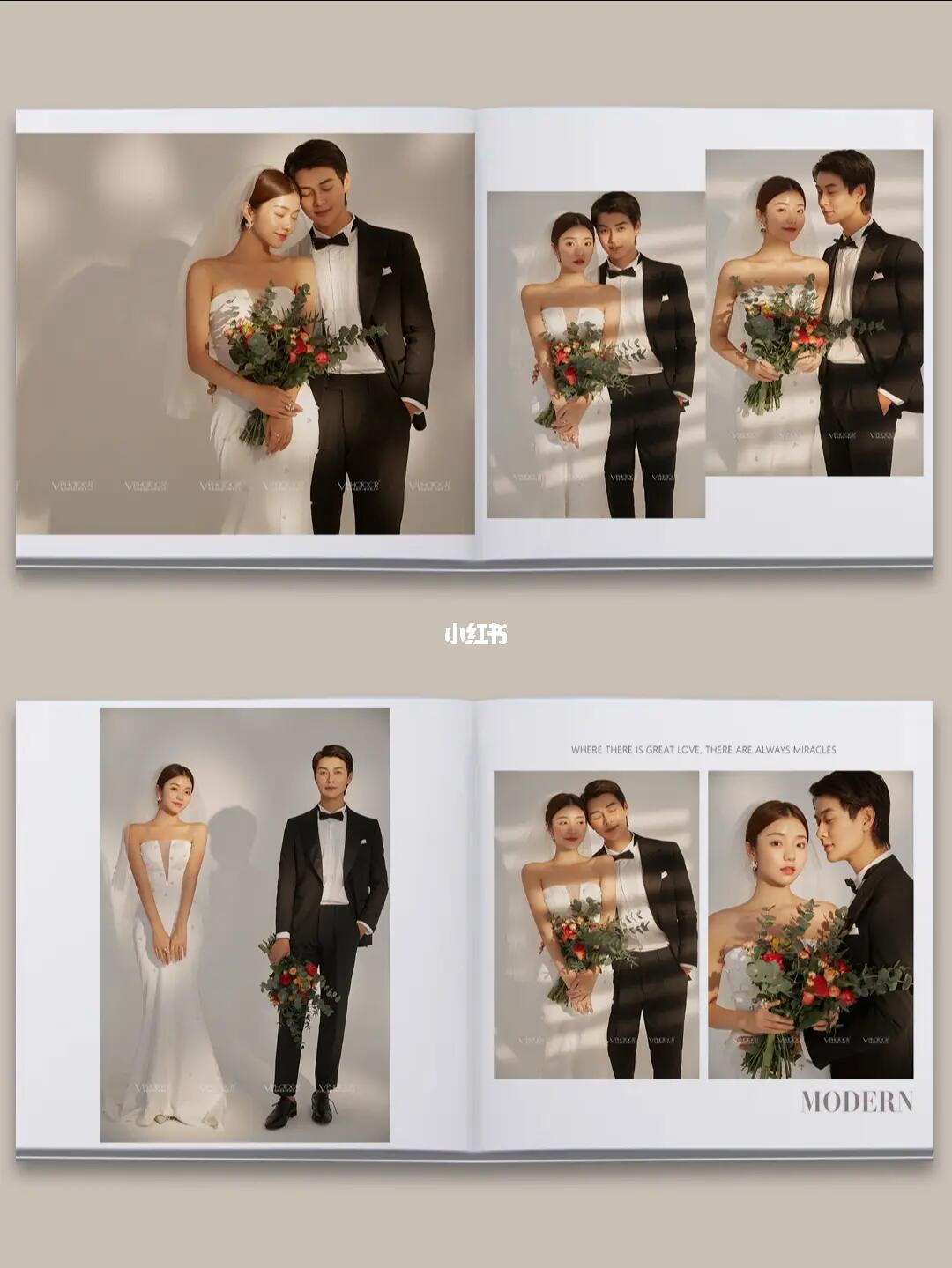 简约即高级的婚纱照相册排版我宣布原地封神