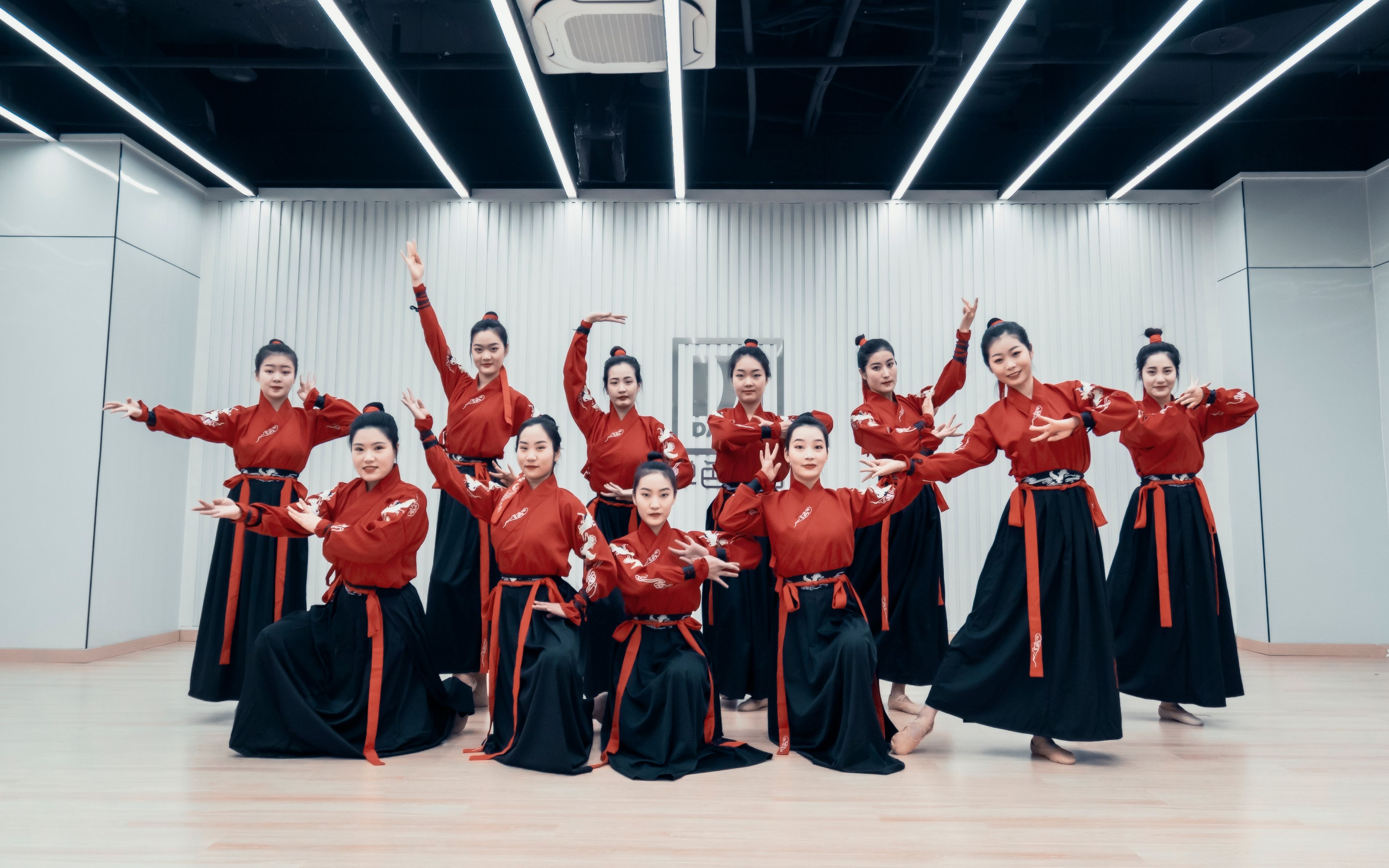 热门古风《踏山河》简单编舞,古典舞群舞-【单色舞蹈】(郑州)中国舞零