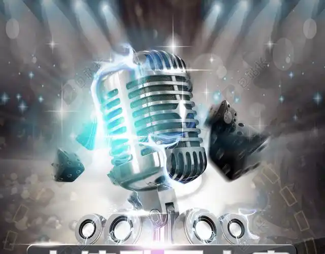 包站长 图片素材 十佳歌手大赛海报背景