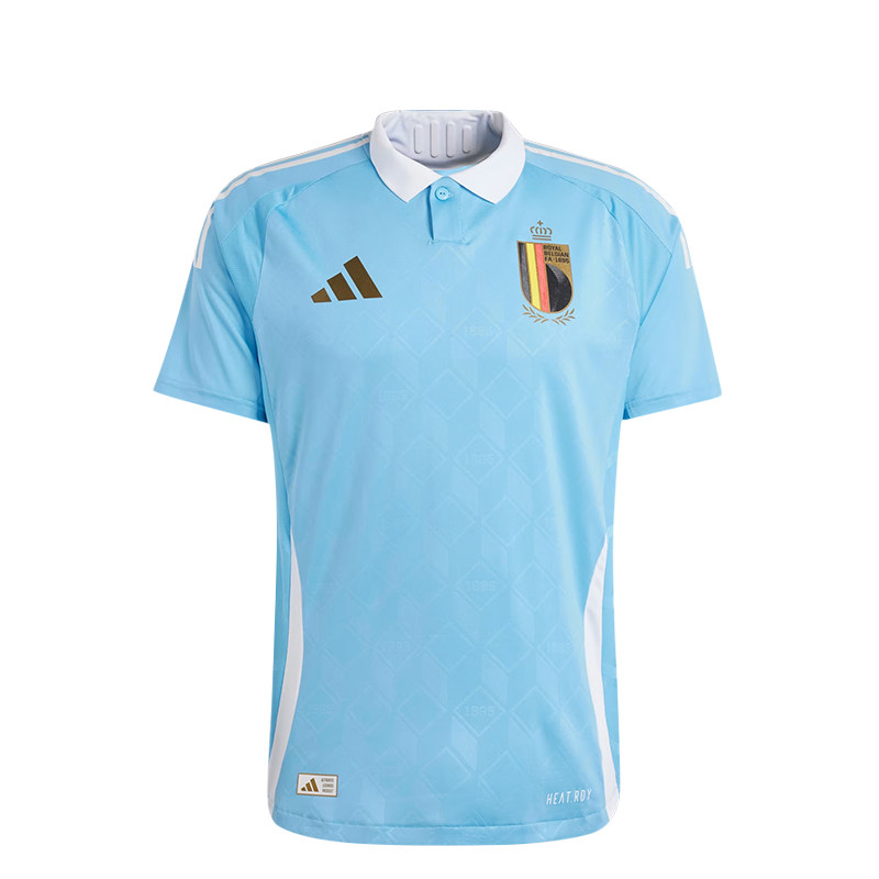 酷锐足球阿迪达斯2024欧洲杯比利时队客场球员版球衣足球服iq0776