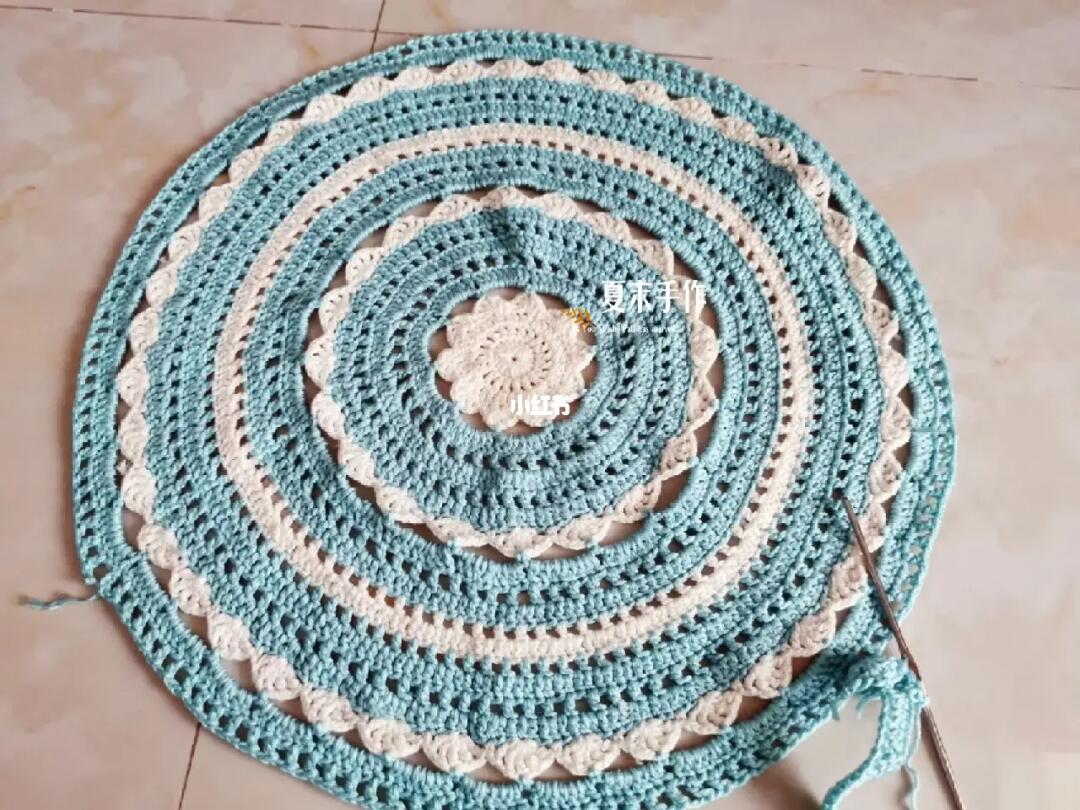 钩针:桌垫地垫(无解)