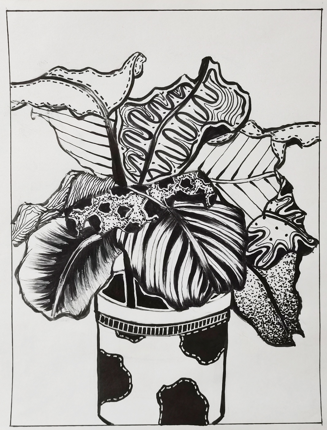 装饰图案 单独纹样「植物」 写生植物装饰图案 单独纹样 原创作品仅供