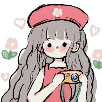 简约头像女卡通