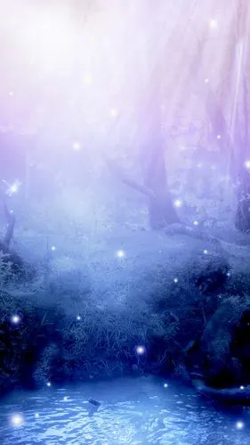 结婚梦幻紫色背景psd分层h5背景