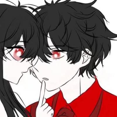 病娇情侣头像动漫 高清好看的黑暗病娇情侣头像图片