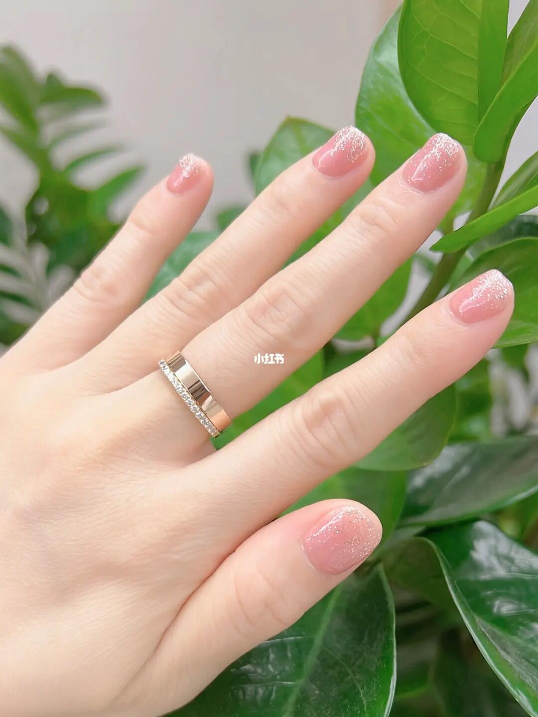 夏日短指甲美甲