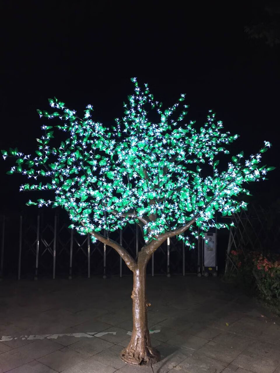 led樱花桃花树灯发光树仿真景观树灯户外水酒店广场工程装饰灯25米