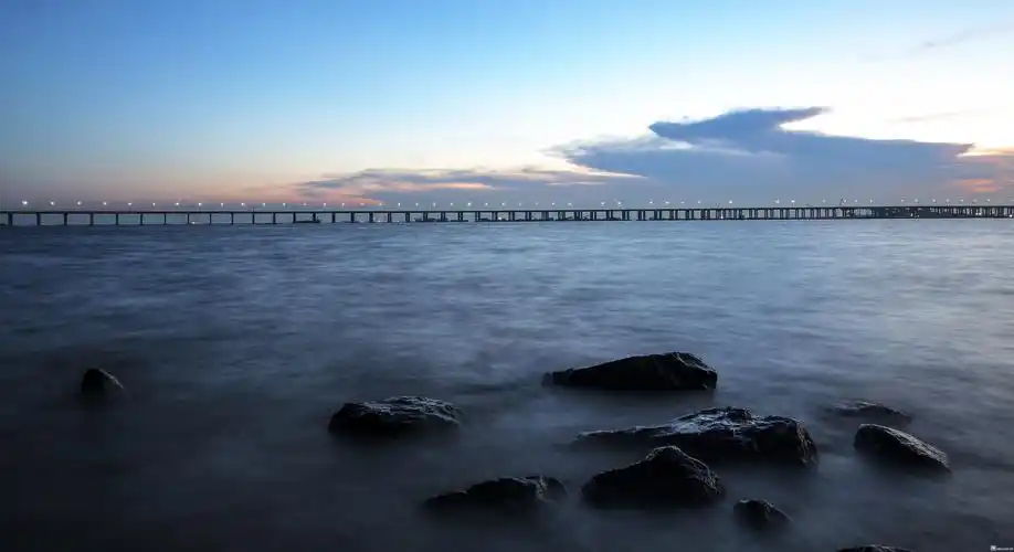 固戍黄昏深圳西乡固戍码头随拍