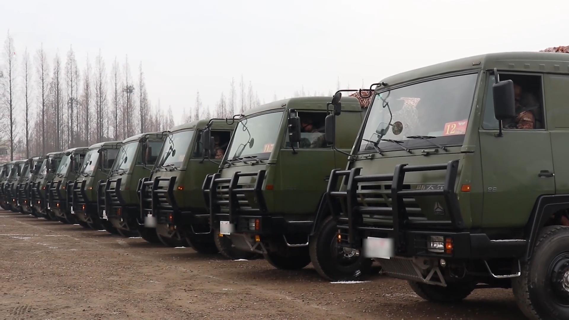 西藏汽车兵训练画面来袭!