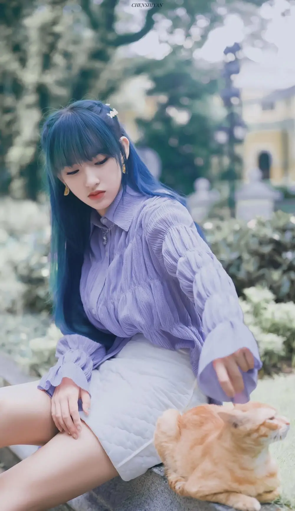 "绝世美少女"程潇 充满青春气息的懵懂感 宛如人间般