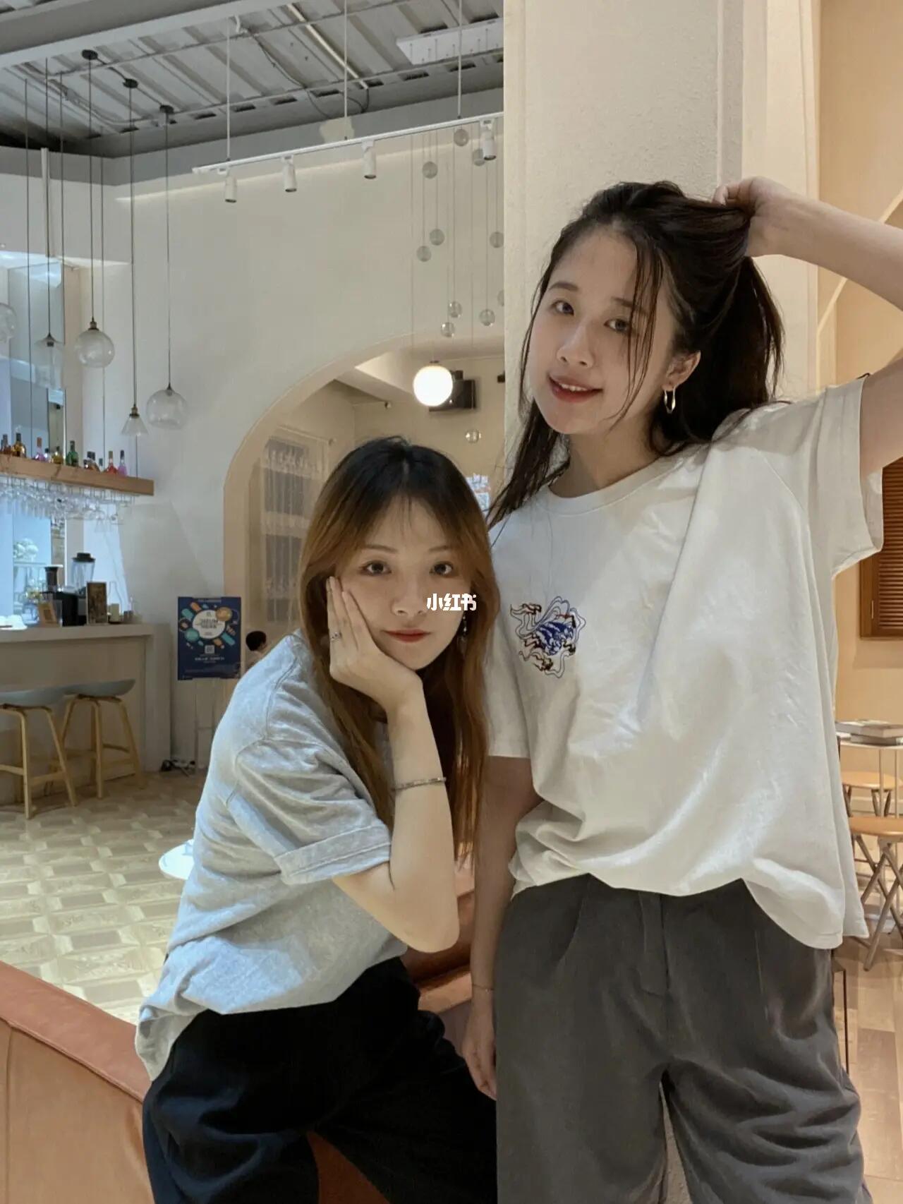 姐妹拍照日常158和170的身高差姐妹