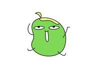 绿豆卡通人物简笔画