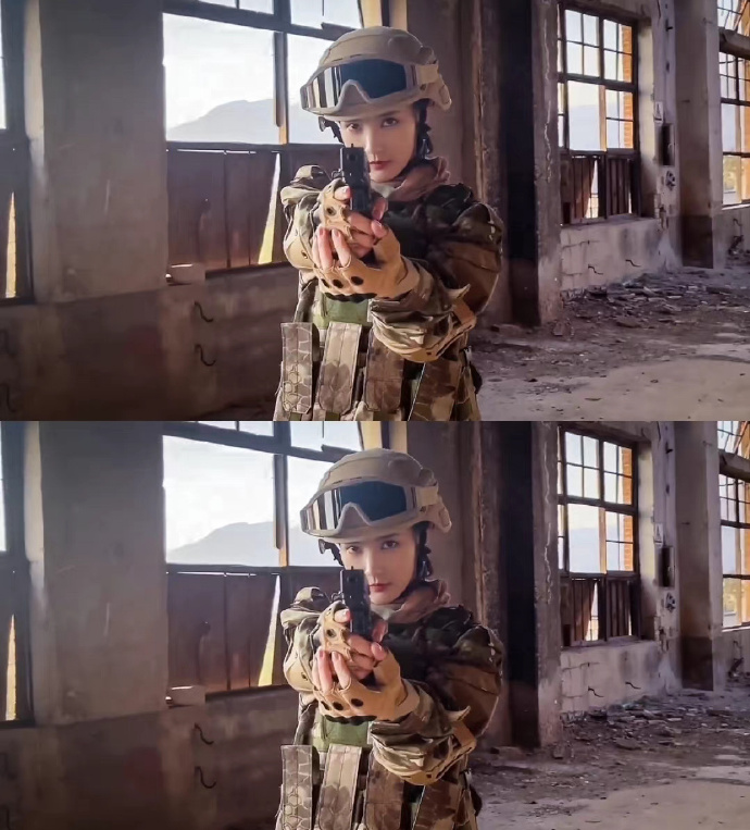 李一桐军装造型