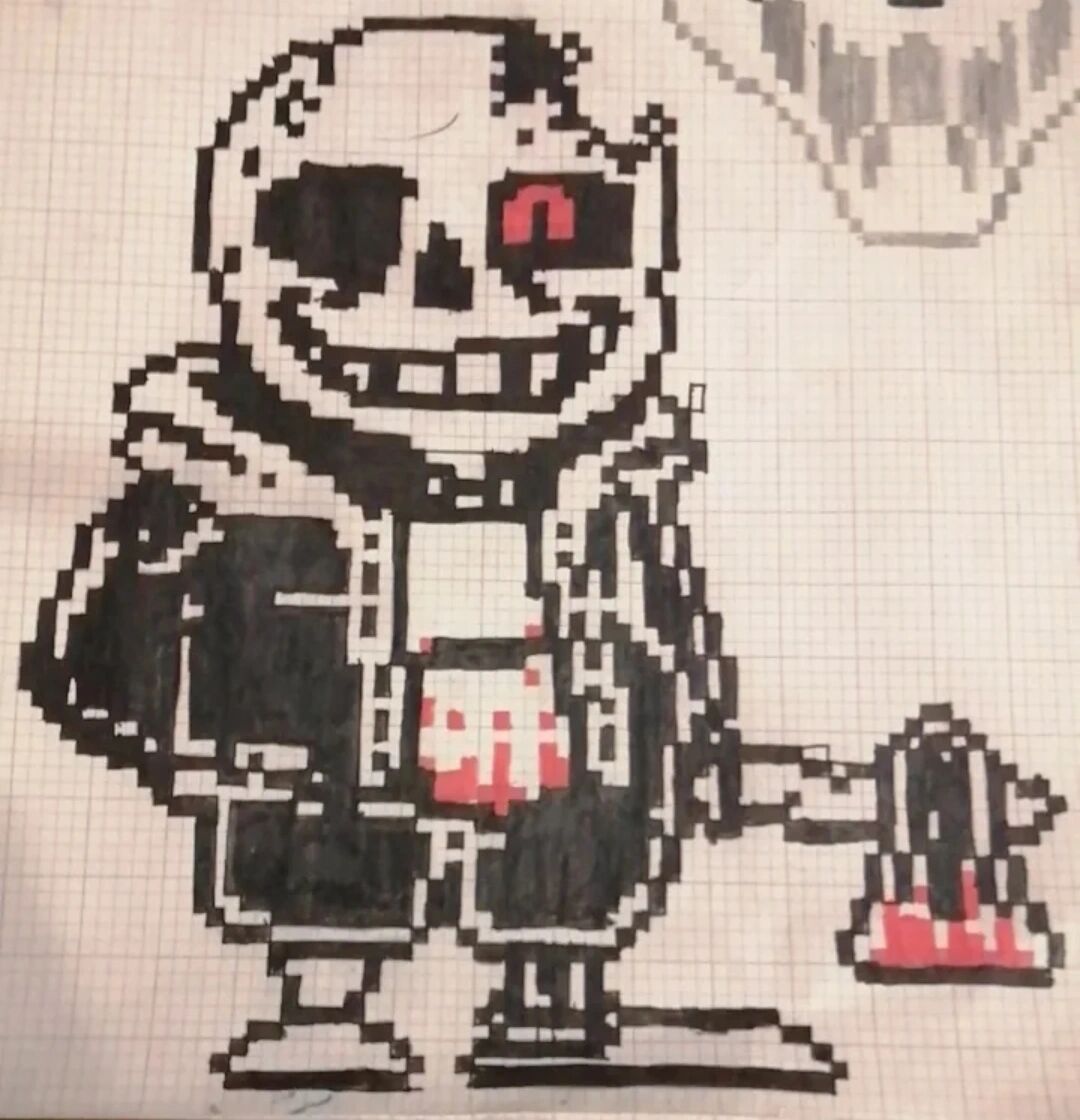 传说之下像素画 传说之下 像素画  最后的呼吸 ,最后的色彩,horror