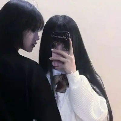 高清好看的闺蜜头像二人霸气冷酷黑色图片_闺蜜姐妹_美头网