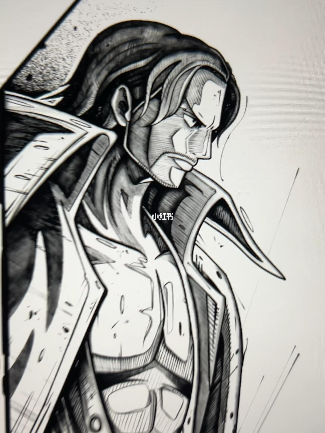 香克斯  #海贼王  #海贼王纹身  #纹身师的日常  #纹身手稿新作