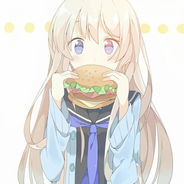 求图,求几张类似这种拿着吃的东西(可乐,蛋糕零食什么都行)的妹子头像