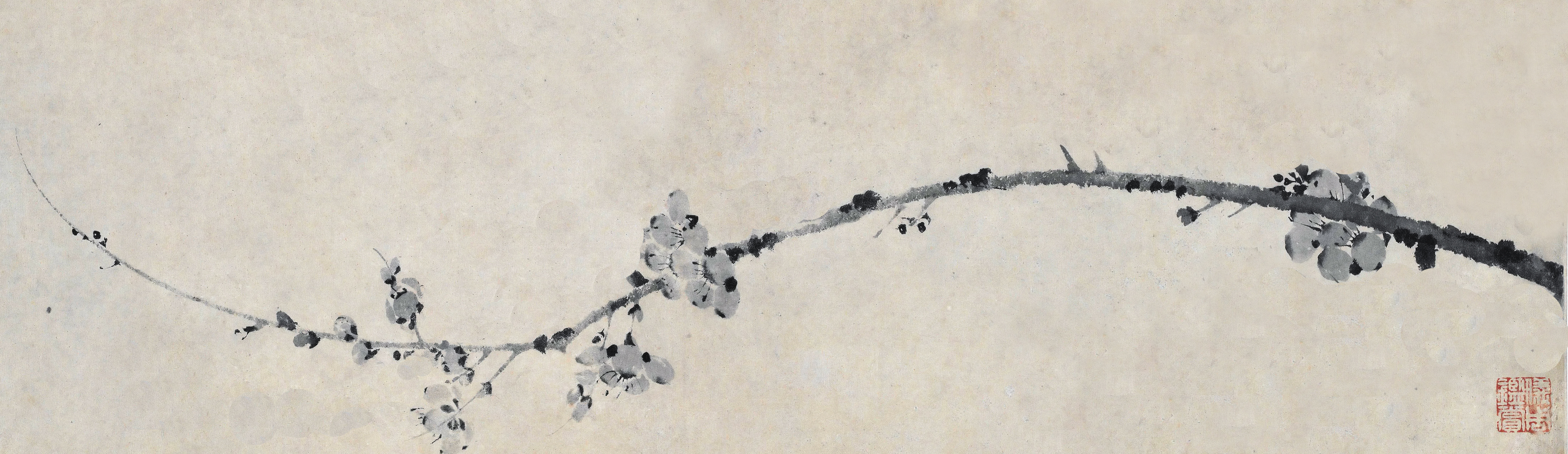 王冕《墨梅图》,只留清气满乾坤