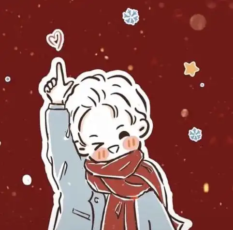 抖音超可爱新年情侣头像 - 女人微信头像!