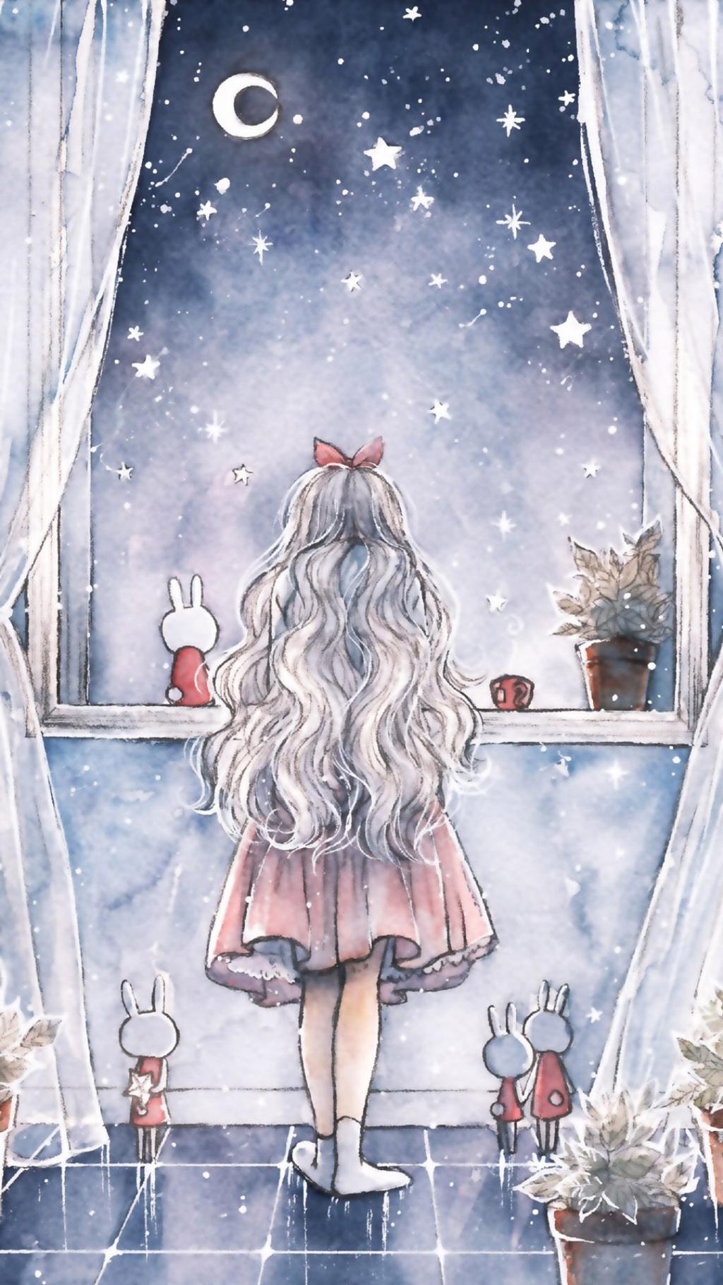 唯美梦幻动漫美少女