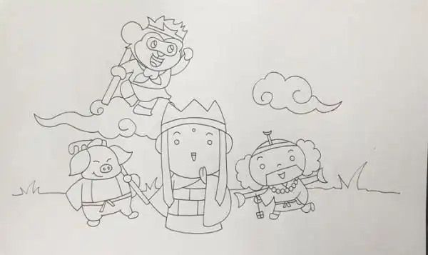 西游记的画怎么画