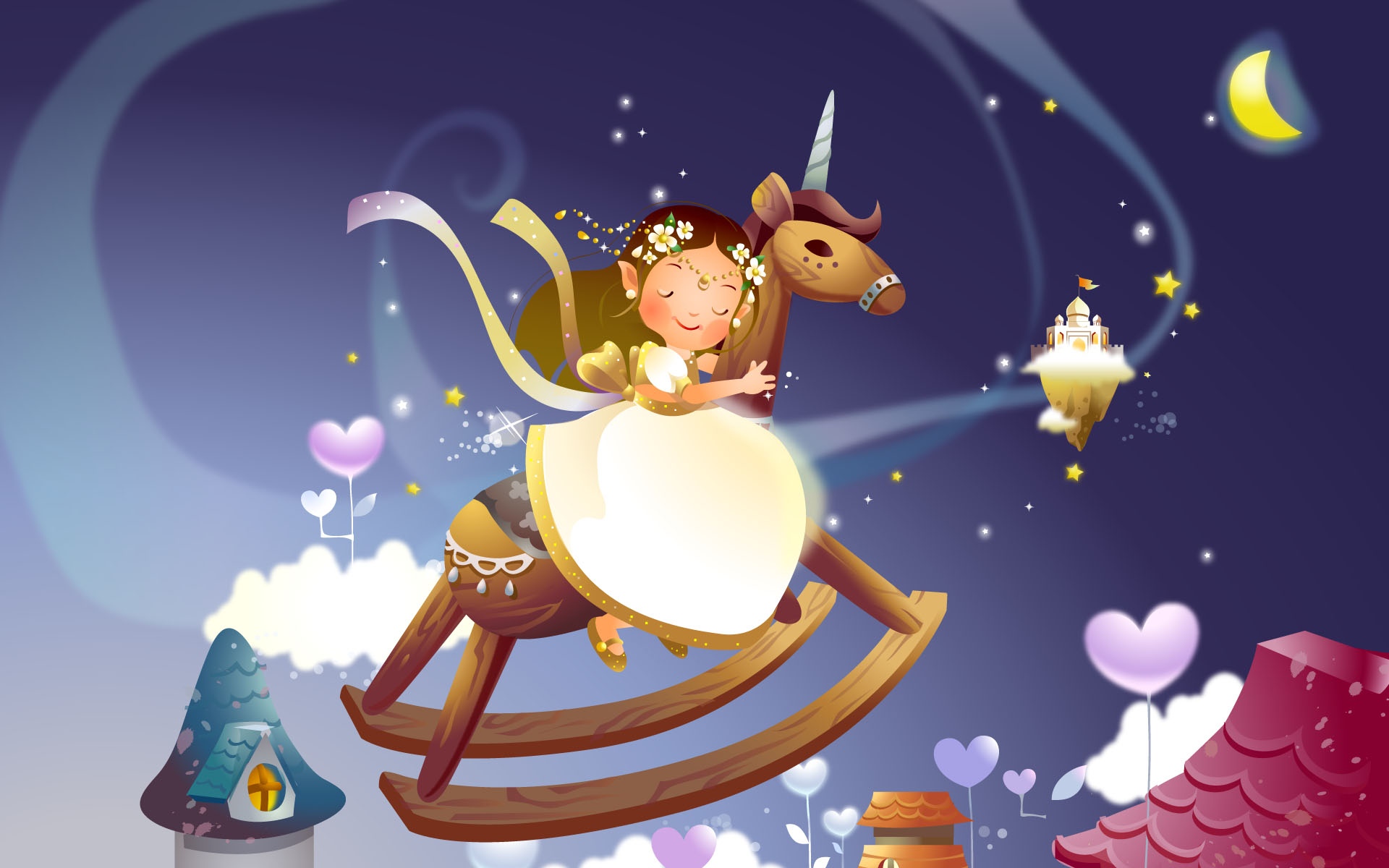 矢量卡通童话图片