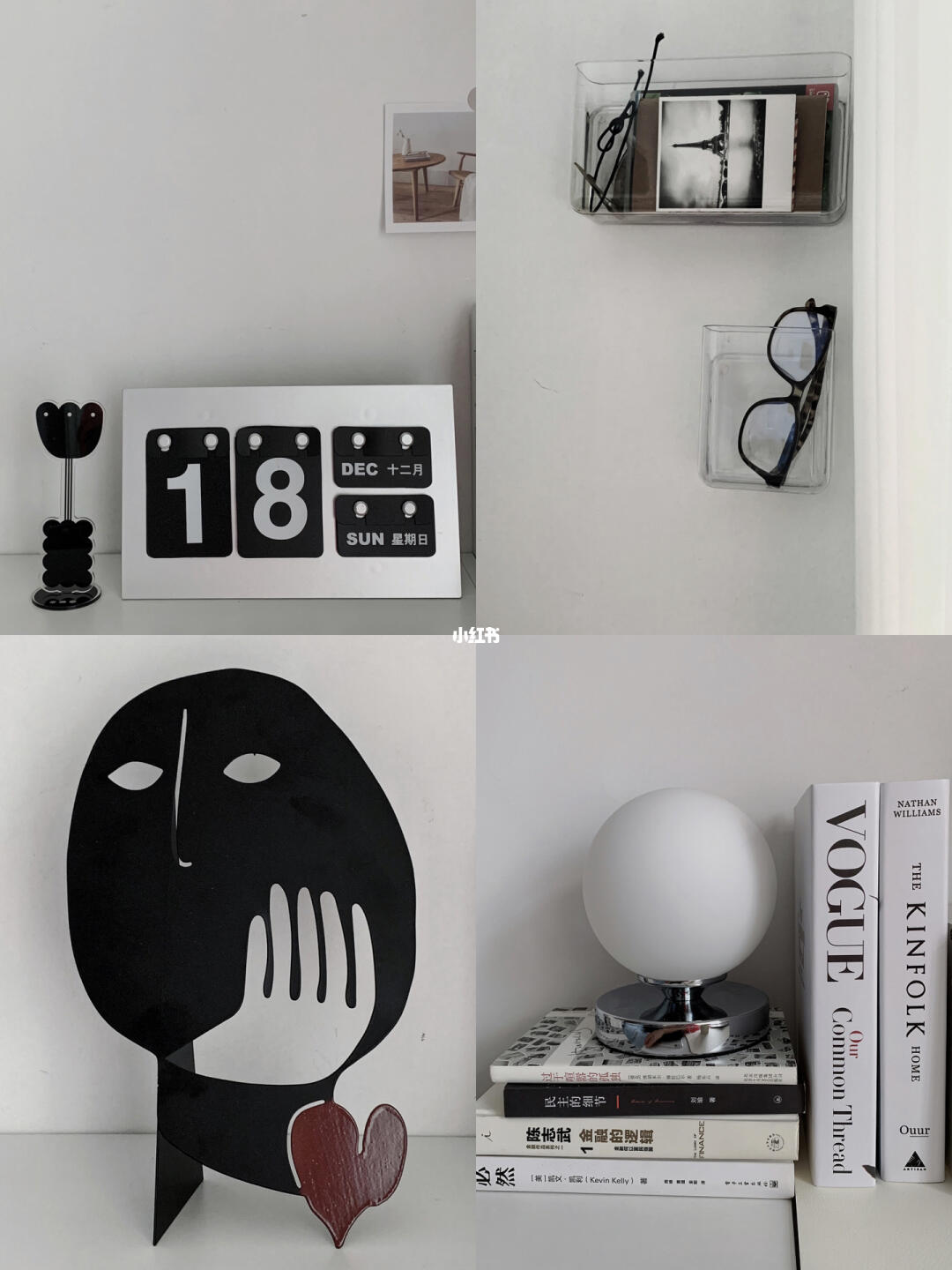 桌面布置ins风半包围书桌的小角落78